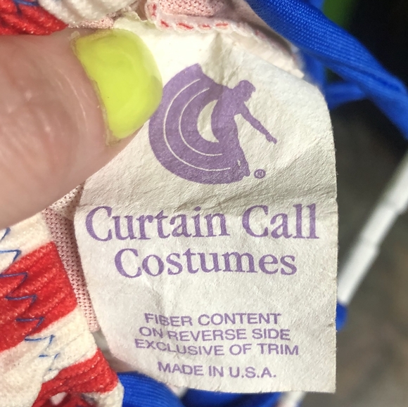 Vintage 1980's Curtain Call Costumes brand Dance Recital Costume - Picture 2 of 4